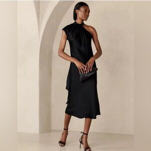 SOLD Banana Republic Kaia Silk Midi Dress